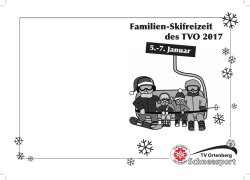 Familien-Skifreizeit