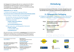 Einladung - Interessenvertretung der N&Ouml; Familien