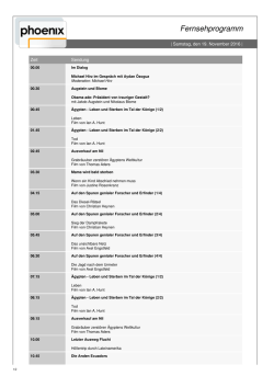 Fernsehprogramm