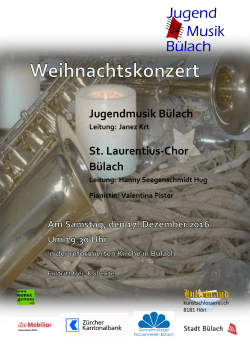 Jugendmusik Bülach St. Laurentius