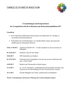 eine Liste - Kirchenkreis Bochum