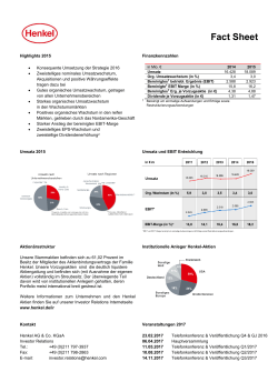 Investor Fact Sheet