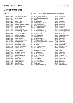 Juniorinnen U23 - Leichtathletik.de
