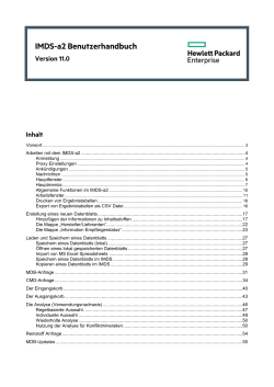 IMDS-a2 Benutzerhandbuch