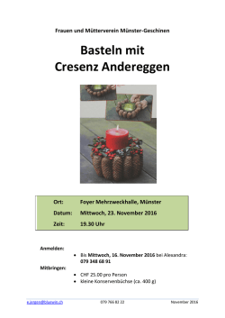 Informationen - M&uuml;nster