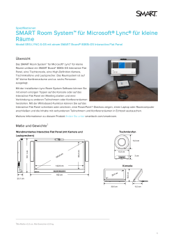 SMART Room System for Microsoft Lync for small rooms