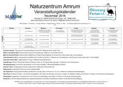 nächster Monat - Naturzentrum Amrum