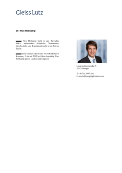 Dr. Nico Holtkamp
