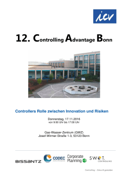 12. Controlling Advantage Bonn