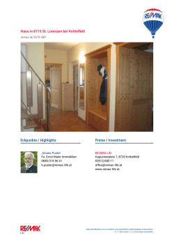 Haus in St. Lorenzen bei Knittelfeld Steiermark