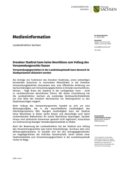 - Medienservice Sachsen