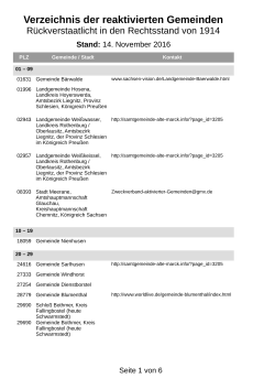 Liste reaktivierter Städte und Gemeinden (PDF