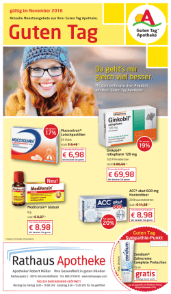 Guten Tag - Rathaus Apotheke Unterschlei&szlig;heim