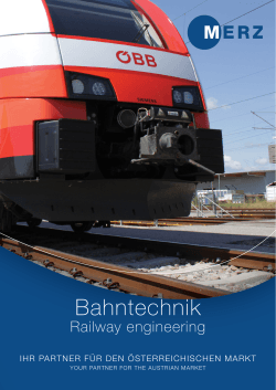 Bahntechnik - MERZ Industrietechnik GmbH