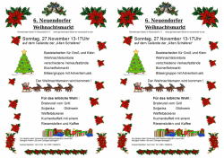 6. Neuendorfer Weihnachtsmarkt