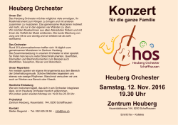 Programm - Nordagenda.ch