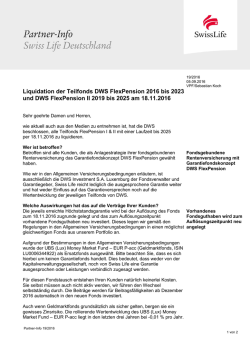 Dokument &ouml;ffnen - Swiss Life WebOffice