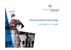 Hochschulinformationstag