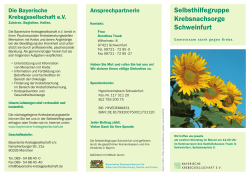 Schweinfurt - Bayerische Krebsgesellschaft eV