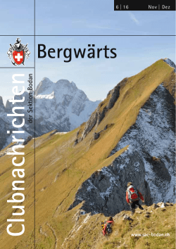Bergwärts 06 - 2016