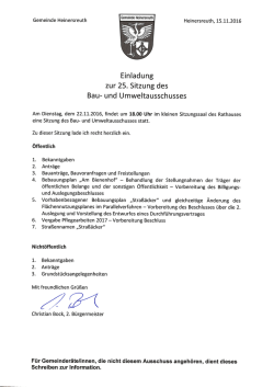 Einladung - Gemeinde Heinersreuth