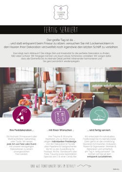 infos - Tischlein Schm&uuml;ck Dich