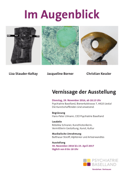 Im Augenblick - Psychiatrie Baselland