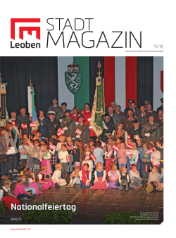 Stadtmagazin, November 2016