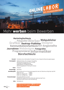 Flyer  - onlinelabor