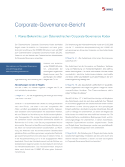 Corporate-Governance-Bericht