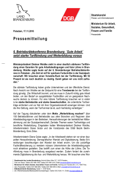 Pressemitteilung - DGB Bezirk Berlin