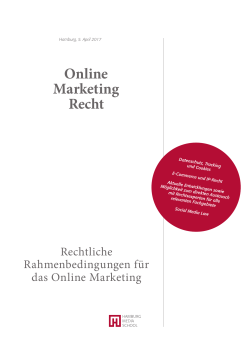 Online Marketing Recht
