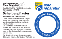 Scheibenpflaster - Autoreparatur Tino Schietzel
