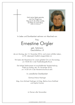 Orgler Ernestine14.11.2016