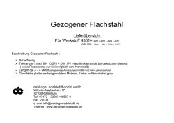 Gezogener Flachstahl