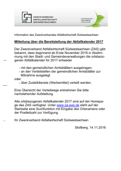 Infos - Zweckverbandes Abfallwirtschaft S&uuml;dwestsachsen