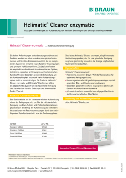 Helimatic&reg; Cleaner enzymatic