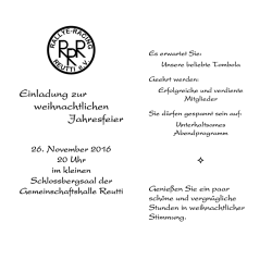 Jahresfeier