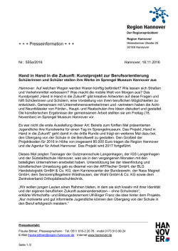 Hand in Hand in die Zukunft: Kunstprojekt zur