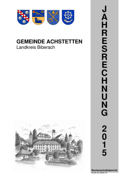 Rechenschaftsbericht 2015