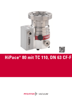 HiPace® 80 mit TC 110, DN 63 CF-F