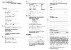 Freizeit-Flyer - Christus