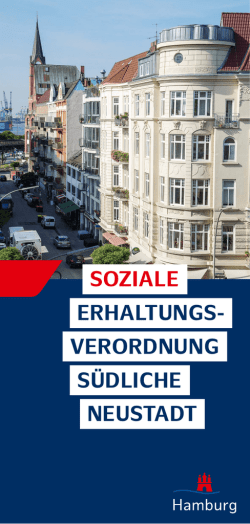 Flyer Soziale Erhaltungsverordnung Südliche Neustadt