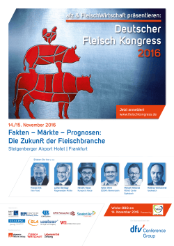 Deutscher Fleisch Kongress 2016