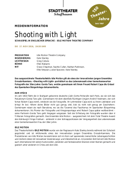 PDF Medienmaterial «Shooting with Light