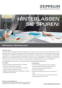 Werkstudent Marketing (m/w)