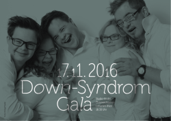 17. 11. 2016 Down-Syndrom - Down