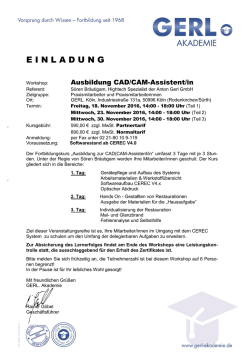 einladung - GERL. Dental Startseite