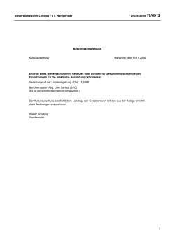 Drs. 17/6912 - Niedersächsischer Landtag