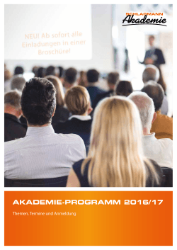 akademie-programm 2016/17